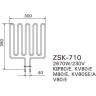 Нагревательный элемент HARVIA ZSK-710 2670W